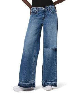 Hudson Jeans Freya Mid-Rise Skater Pants in Rip Repair Winter