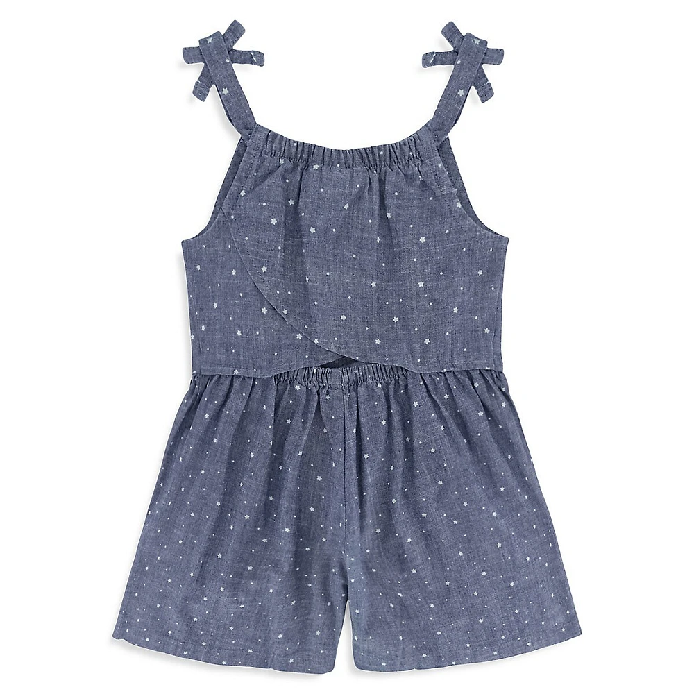 Hudson's Bay Little Girl's Star-Print Sleeveless Romper