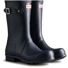 Hunter Original Short Wellington Boots Navy