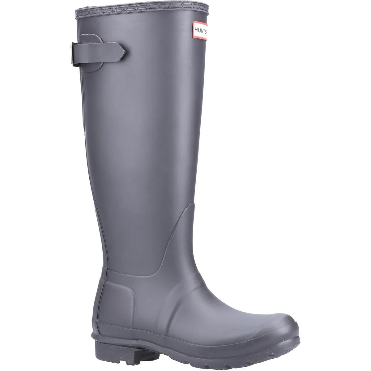 Hunter Original Tall Back Adjustable Wellington Boots Black