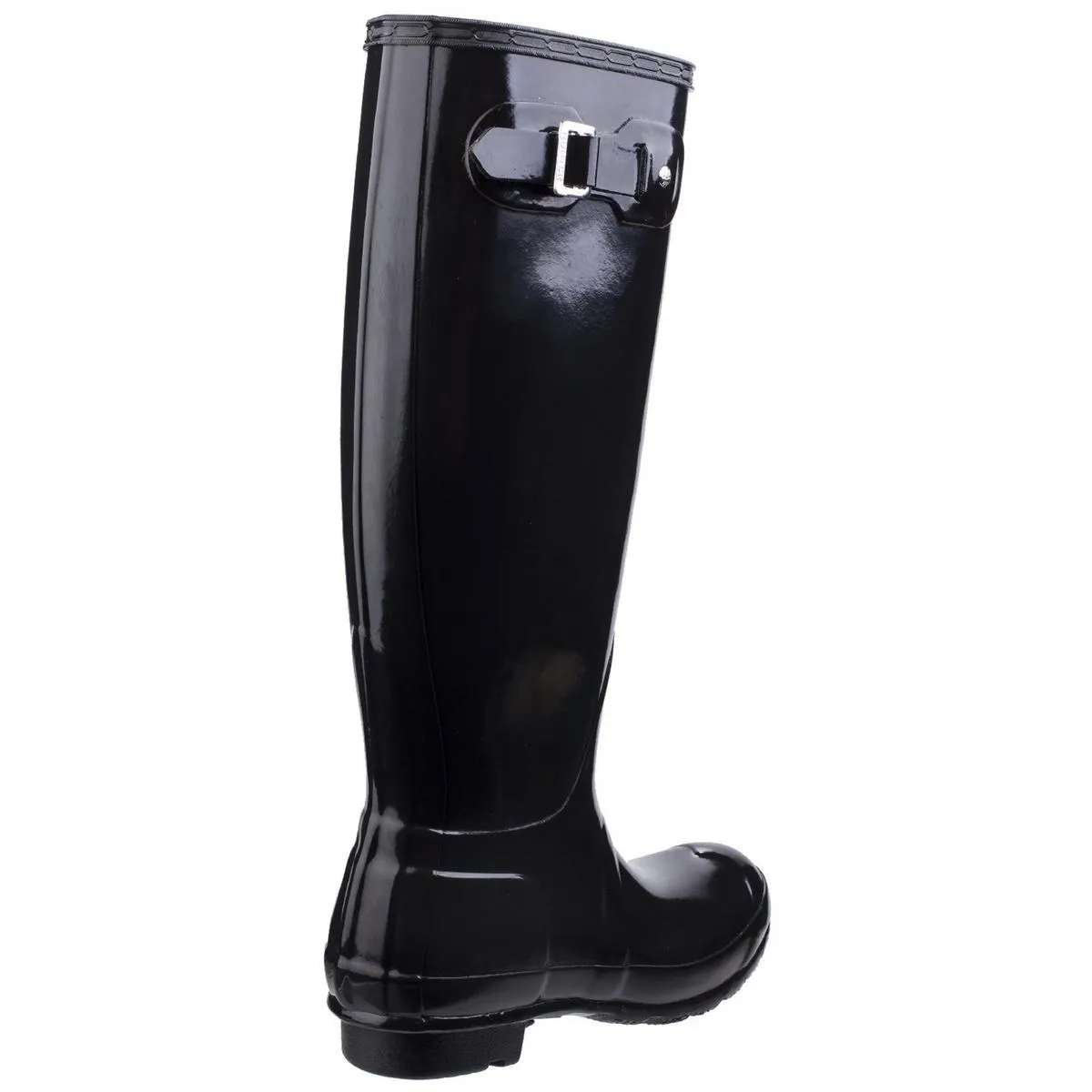 Hunter Original Tall Gloss Wellington Boots Black