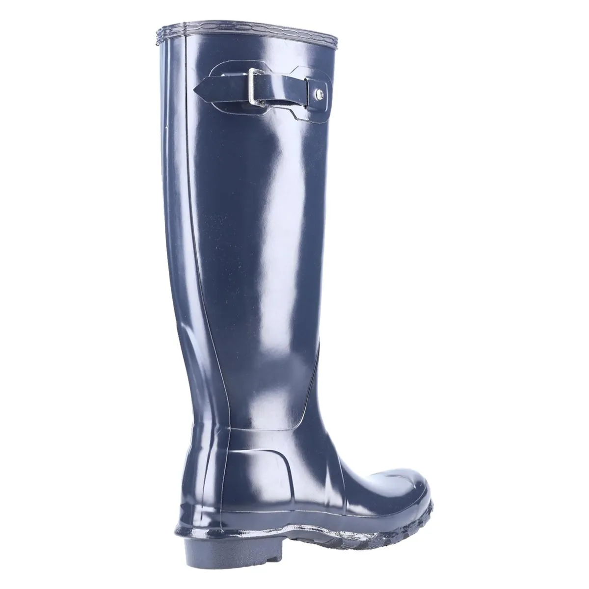 Hunter Original Tall Gloss Wellington Boots Navy