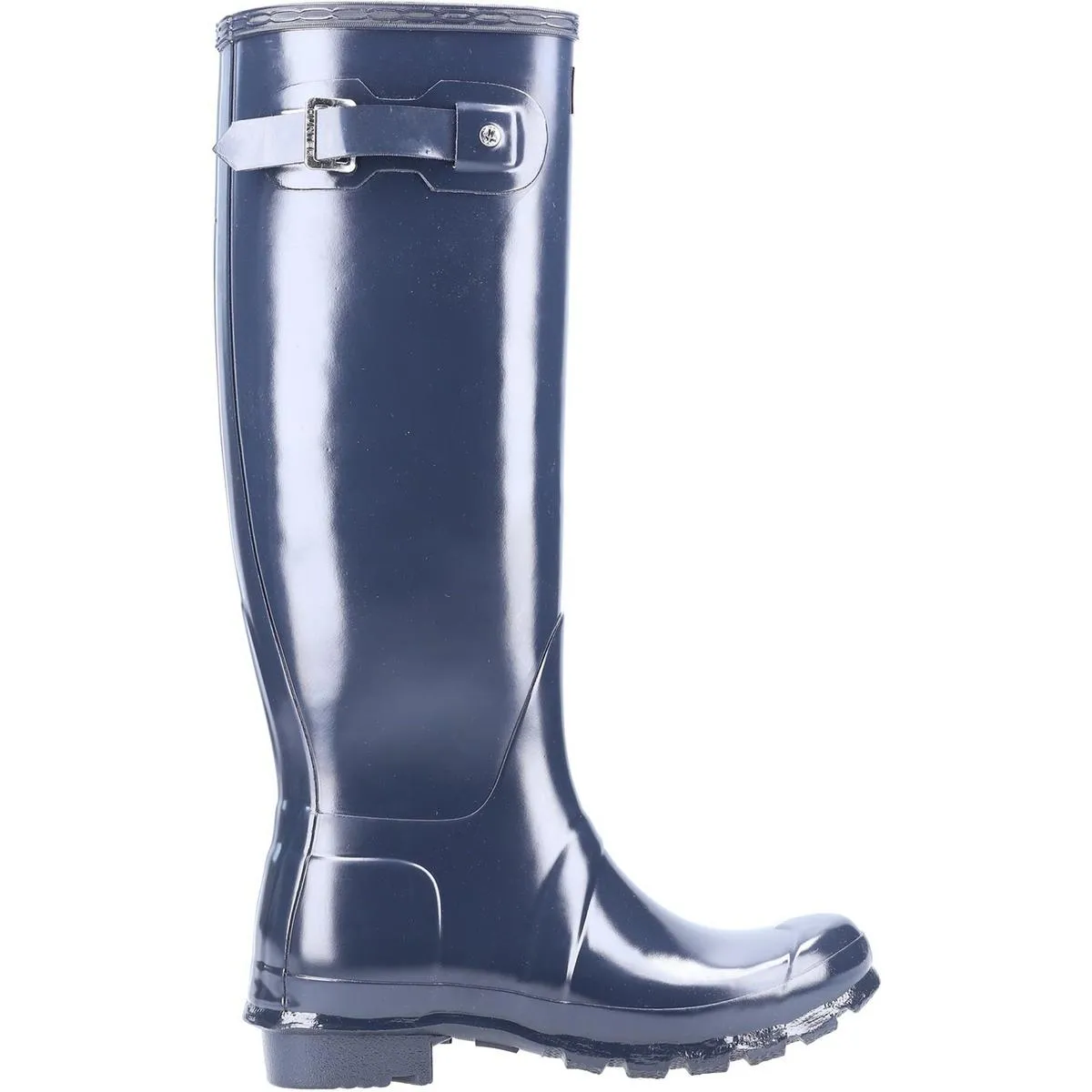 Hunter Original Tall Gloss Wellington Boots Navy