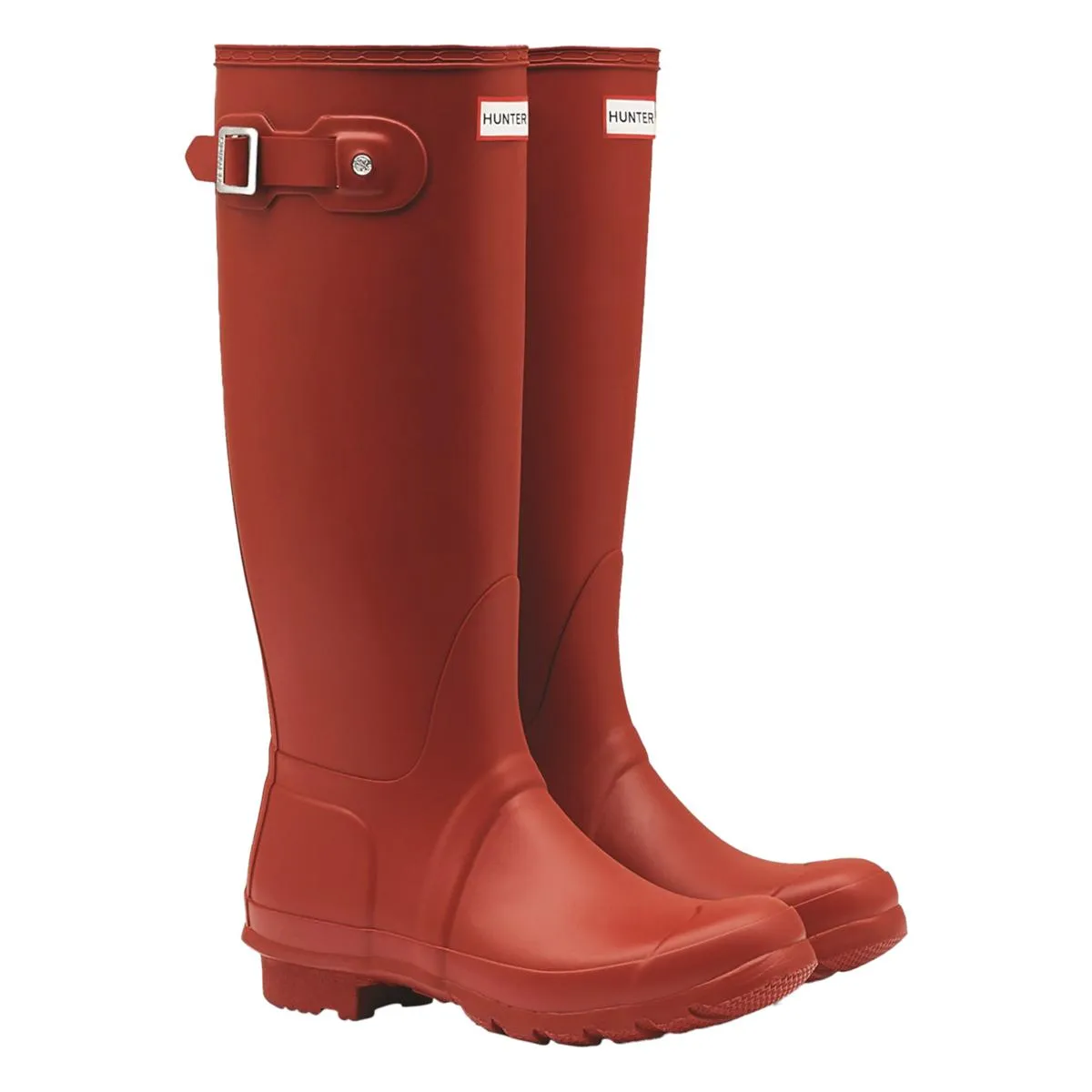 Hunter Original Tall Wellington Boots Military Red