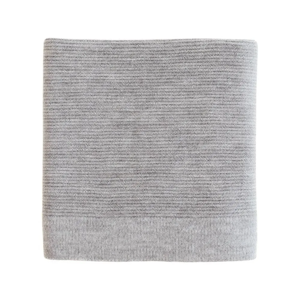 Hvid Blanket Gust Grey Melange