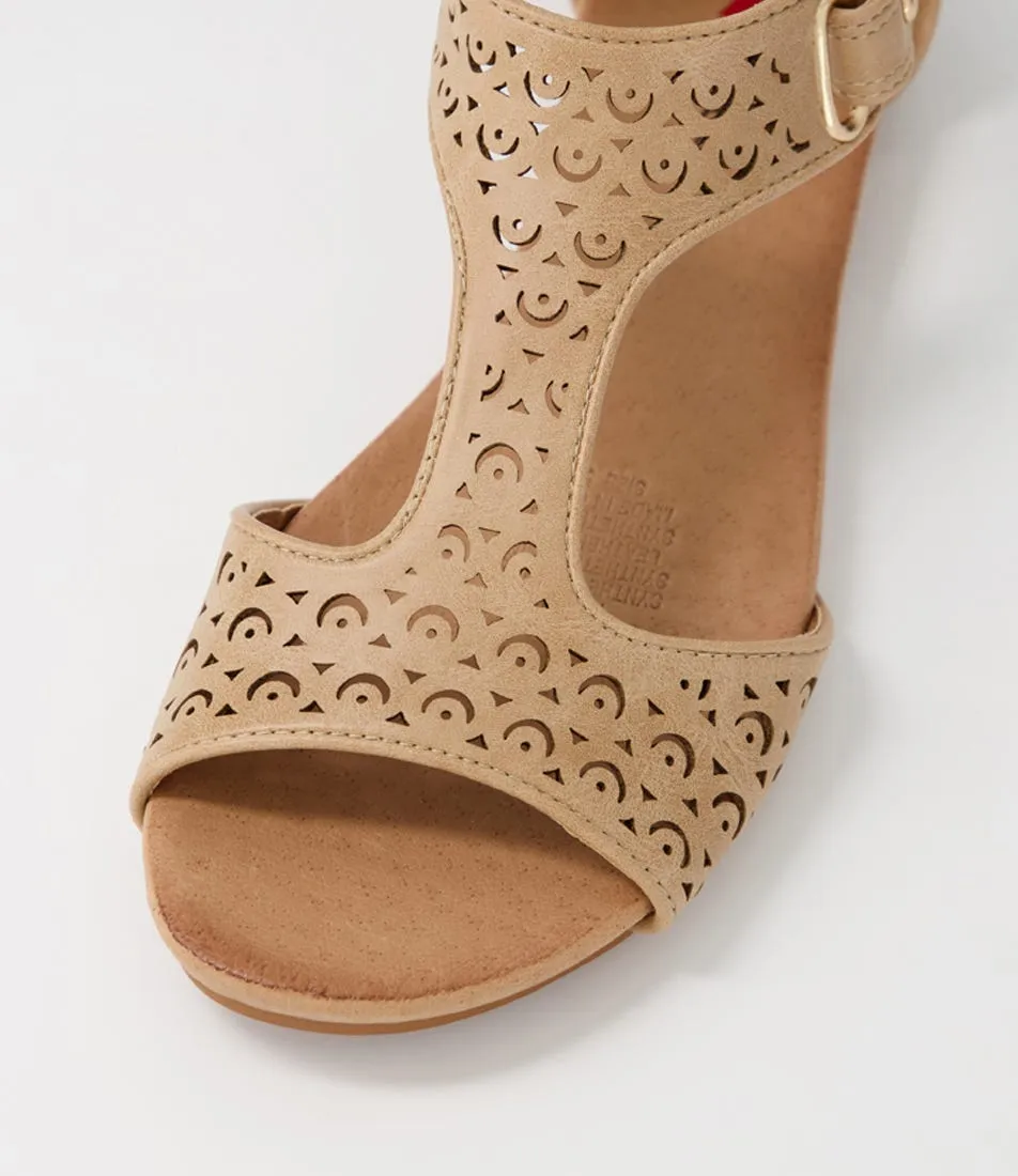 I LOVE BILLY Raff Latte Leopard Sandals