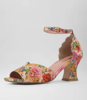 I LOVE BILLY Wileda Pink Floral Sandals