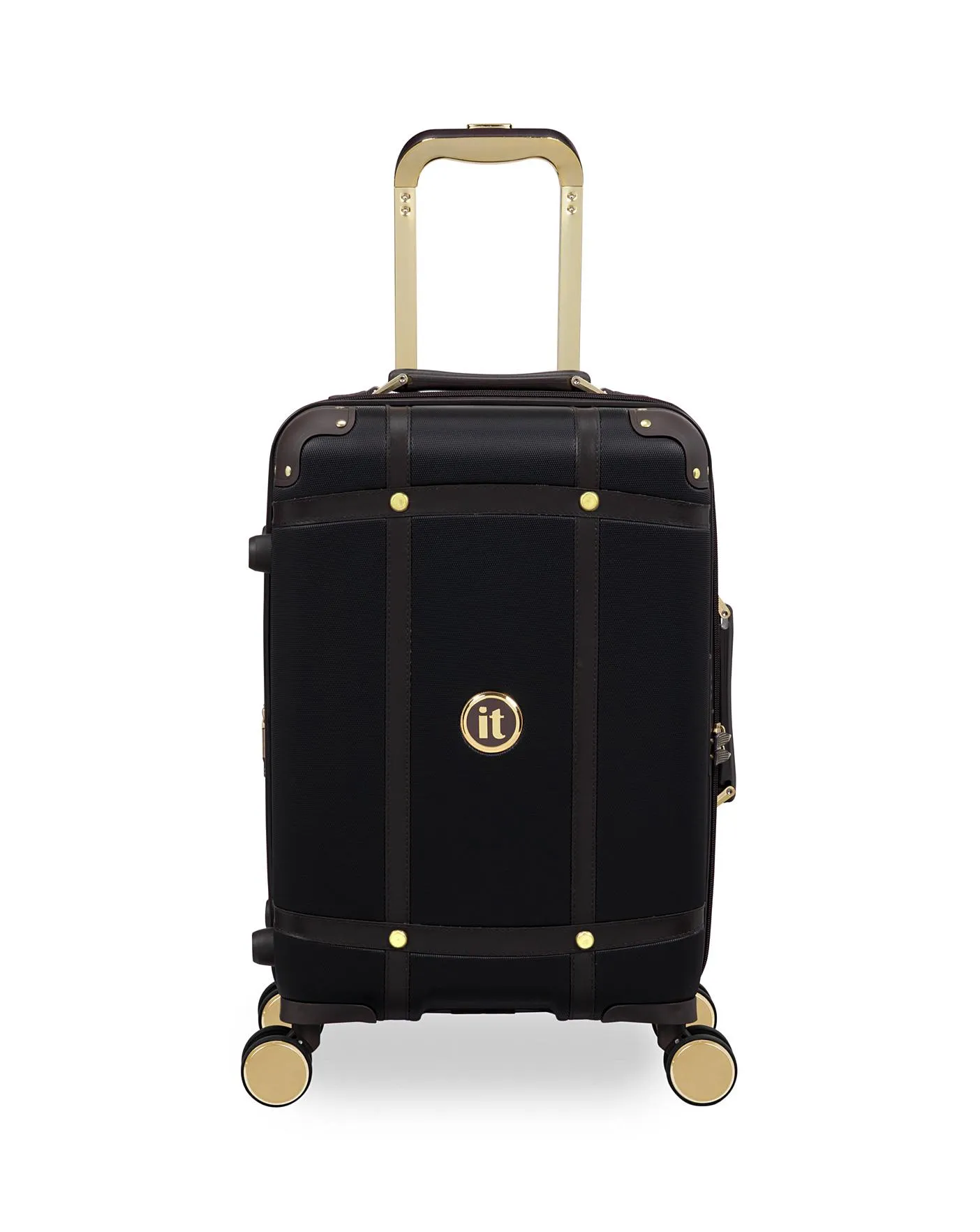 IT Luggage Superiority Black 3pc Suitcase Set with TSA Lock