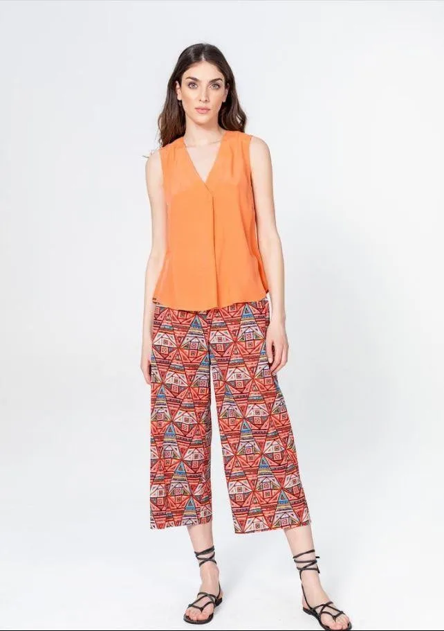 Ivko Sleeveless Top Peach Wash