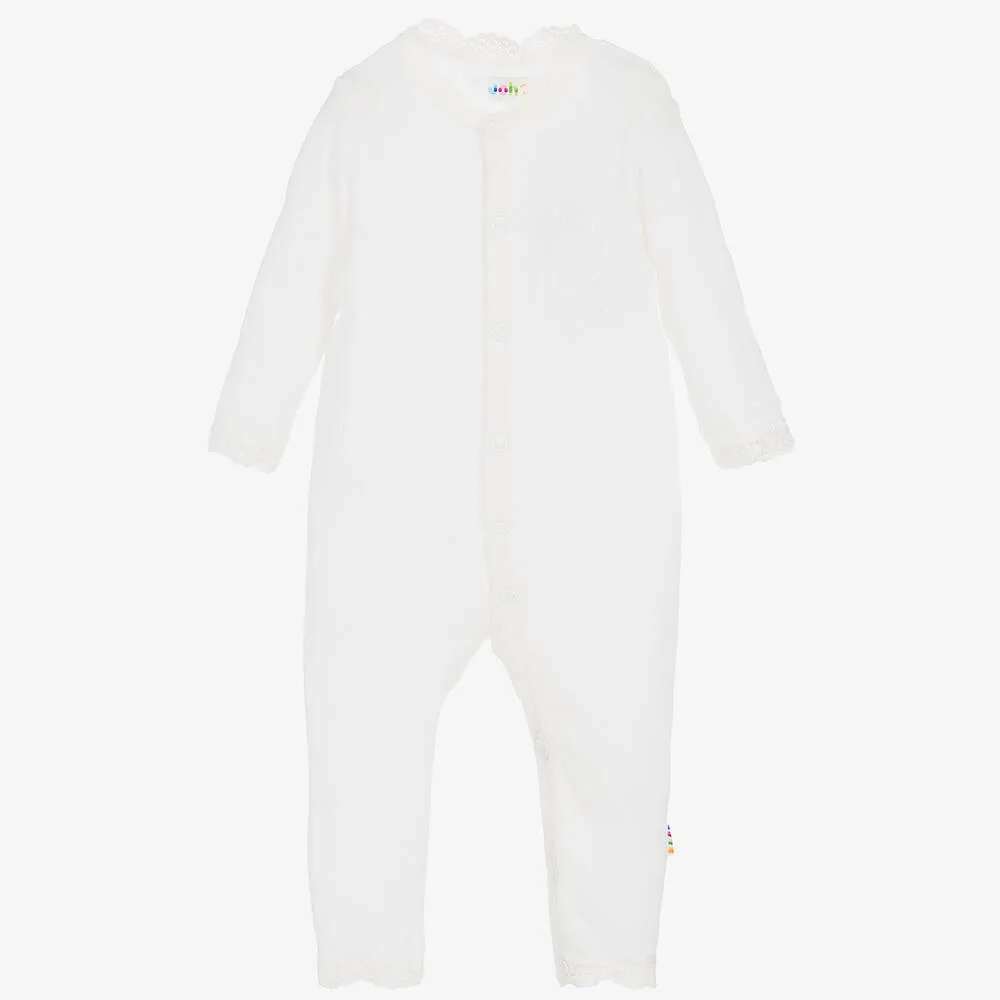 Ivory Wool & Silk Romper 