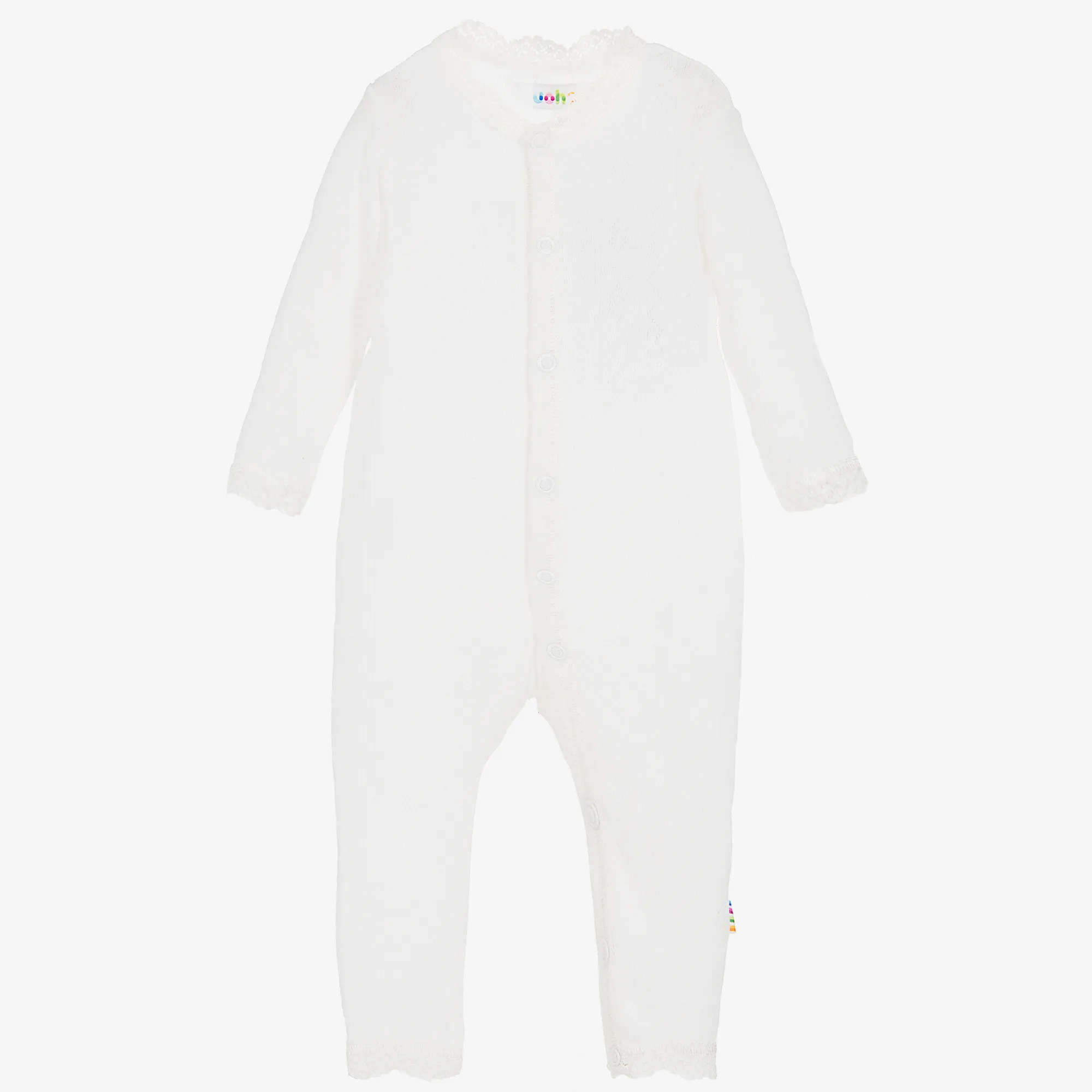 Ivory Wool & Silk Romper 