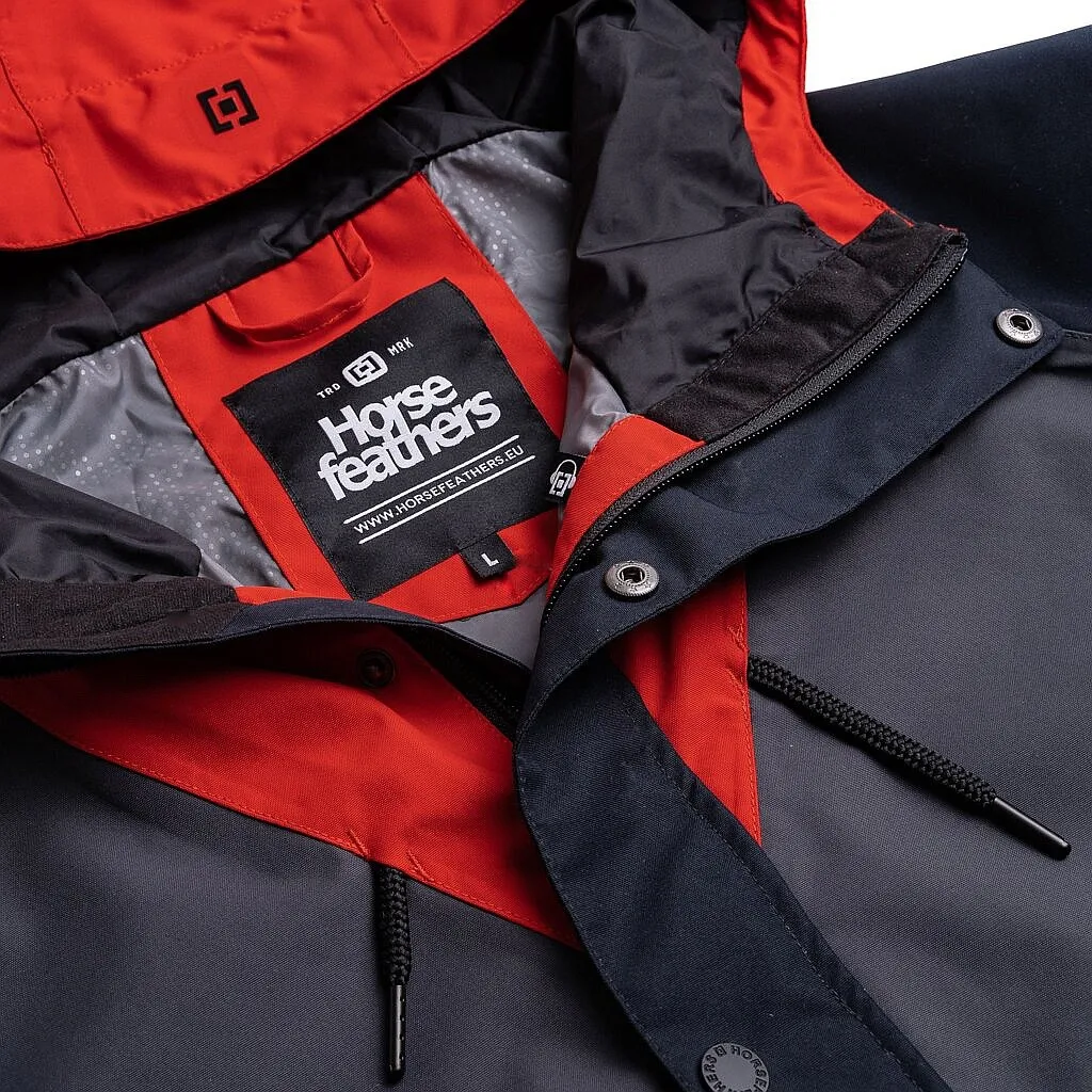 jacket Horsefeathers Spencer - Lava Red - men´s