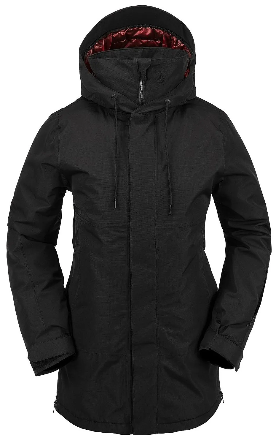 jacket Volcom Paxson 2L TDS Infrared - Black - women´s