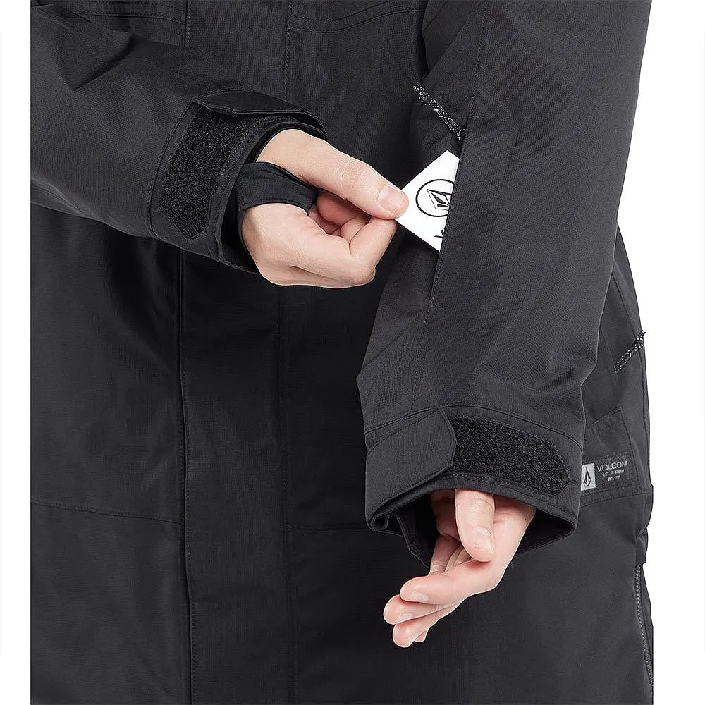 jacket Volcom Paxson 2L TDS Infrared - Black - women´s