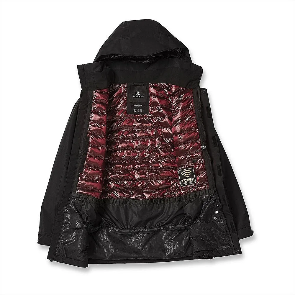 jacket Volcom Paxson 2L TDS Infrared - Black - women´s