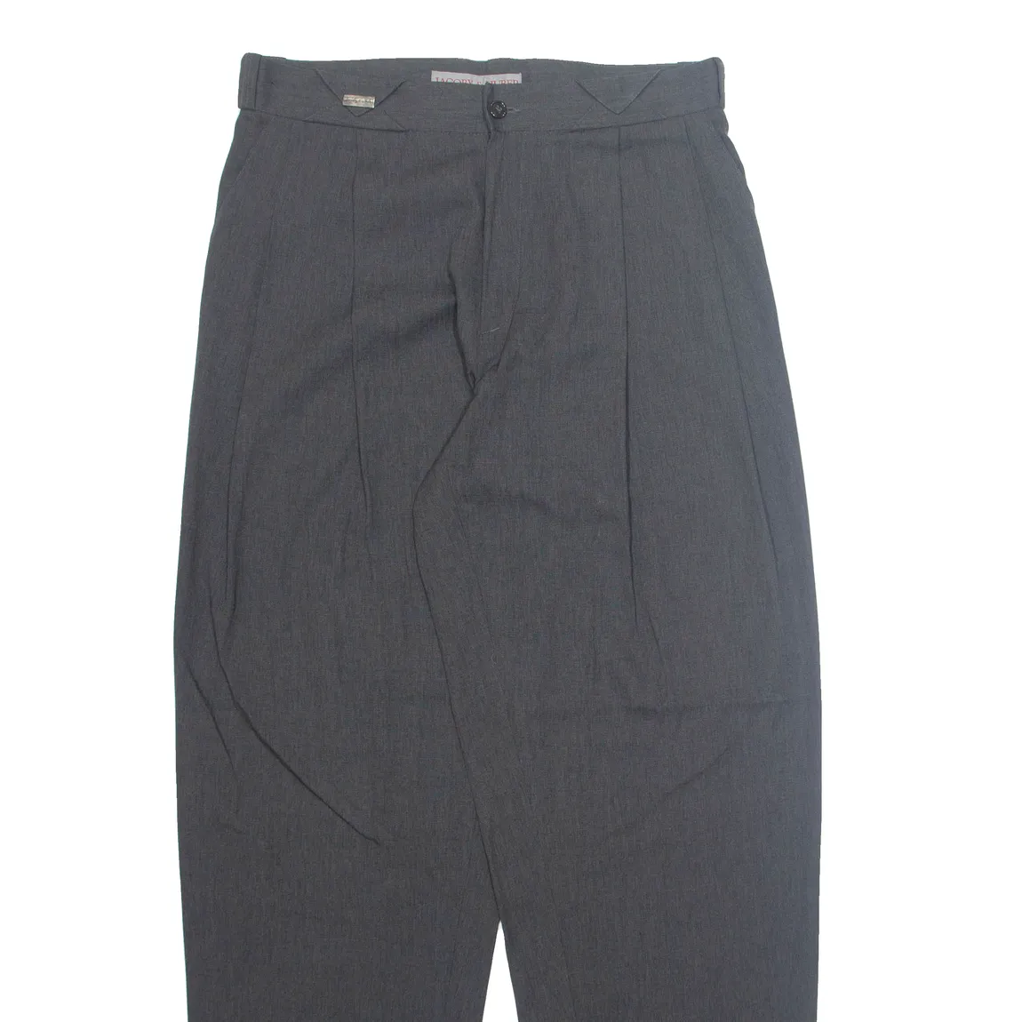 JACOBY&HUBER Chino Mens Trousers Grey Regular Tapered W32 L33
