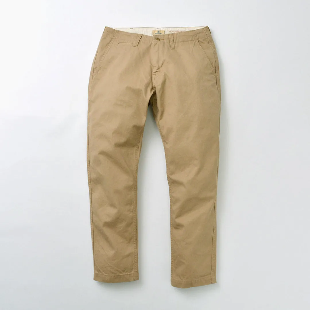 JAPAN BLUE JEANS（ジャパンブルージーンズ） RJB1610 別注 40/3ハイカウントツイル ワイドテーパード ヴィンテージ チノ / パンツ セミワイド テーパード チノパン メンズ 岡山 日本製