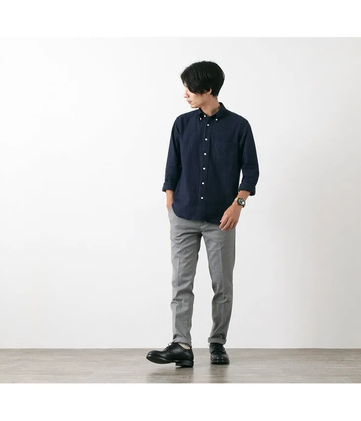 JAPAN BLUE JEANS（ジャパンブルージーンズ） 別注 オフィサー テーパード フルフランサージ トラウザー / ソロテックス / スラックス / メンズ / 岡山 日本製
