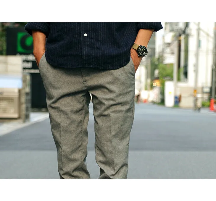 JAPAN BLUE JEANS（ジャパンブルージーンズ） 別注 オフィサー テーパード フルフランサージ トラウザー / ソロテックス / スラックス / メンズ / 岡山 日本製