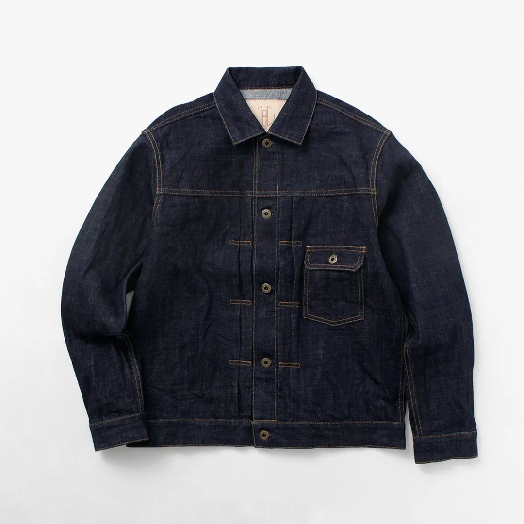 JAPAN BLUE JEANS（ジャパンブルージーンズ） 別注 モンスターデニム 1st ジャケット セルヴィッチ 16oz / メンズ ファースト Gジャン ジージャン 日本製