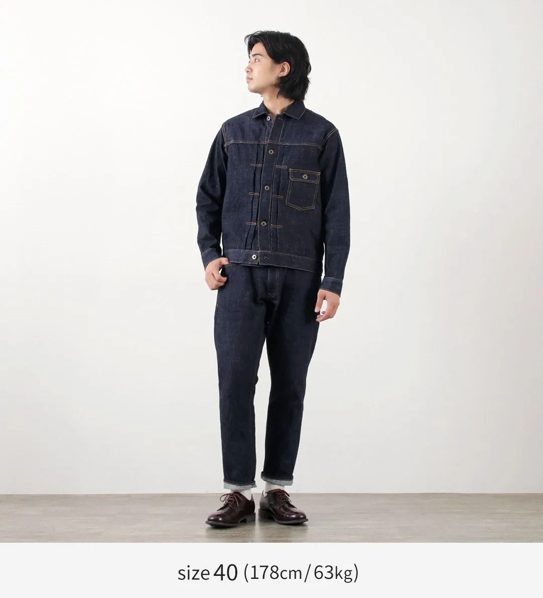 JAPAN BLUE JEANS（ジャパンブルージーンズ） 別注 モンスターデニム 1st ジャケット セルヴィッチ 16oz / メンズ ファースト Gジャン ジージャン 日本製