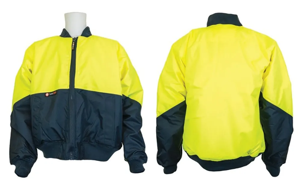 Jaybro Two Tone Airforce Reflective Jacket 060T Orange/ Navy M
