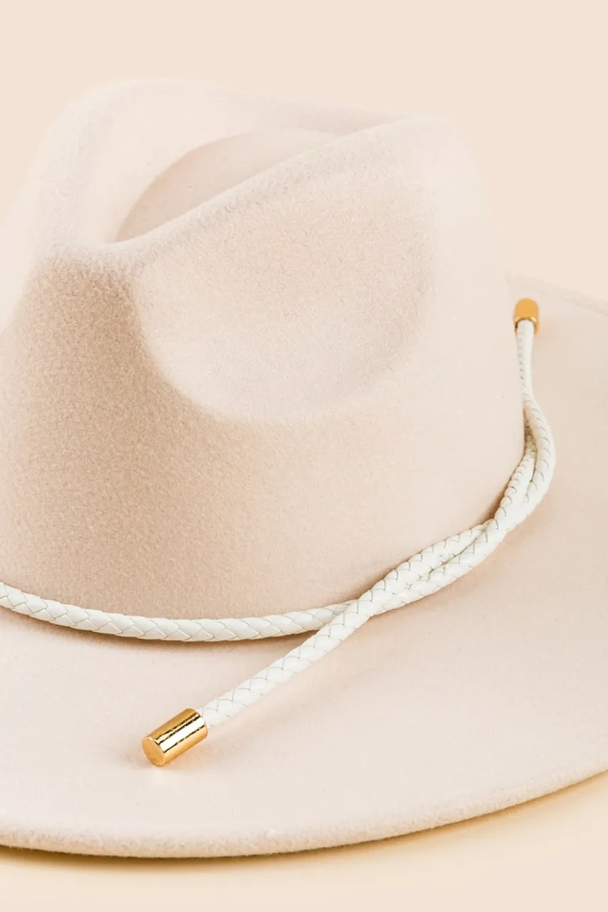 Jazmine Braided Knot Felt Panama Hat
