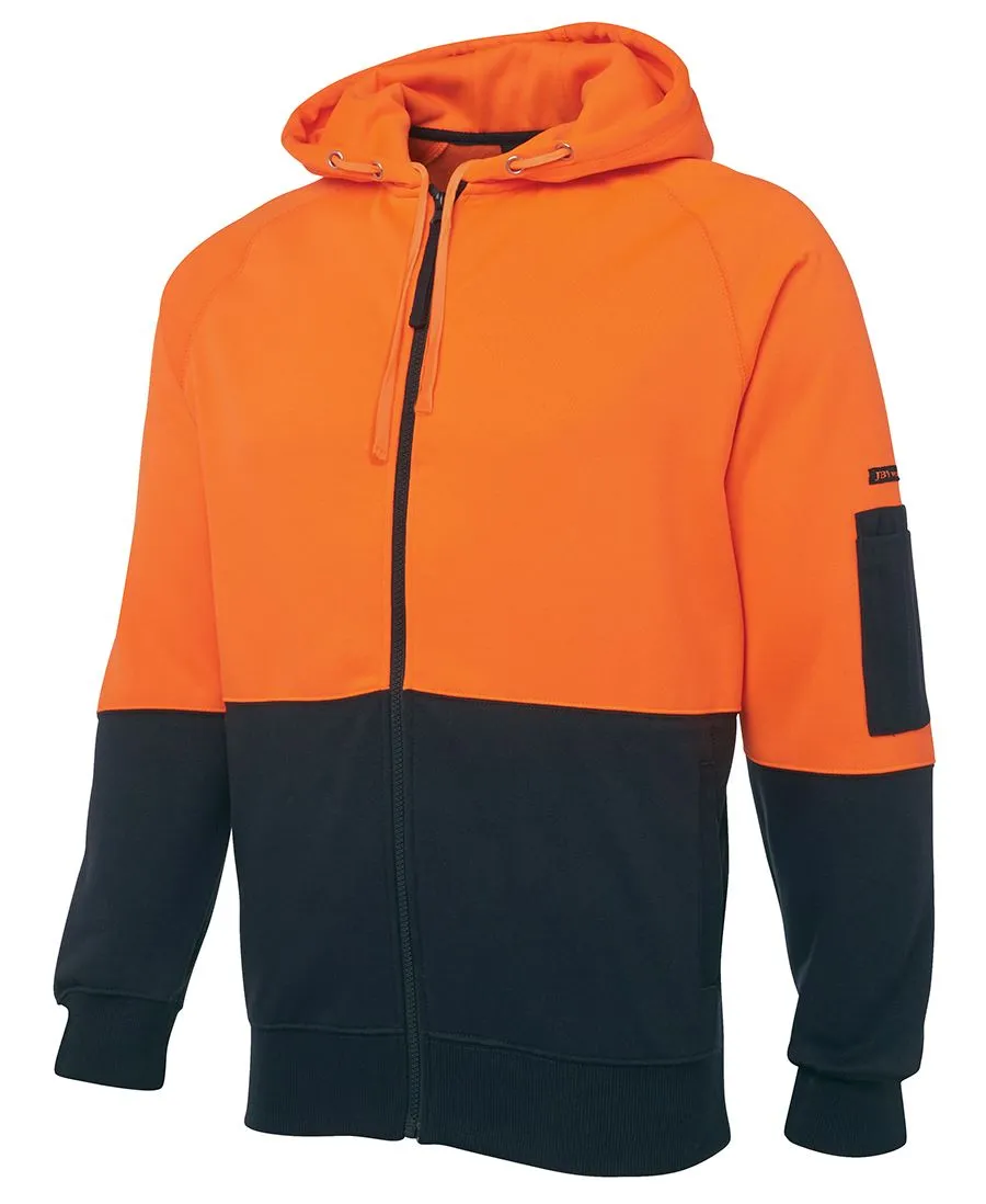 Jbs Wear Hi Vis Day Only Fleece Hoodie