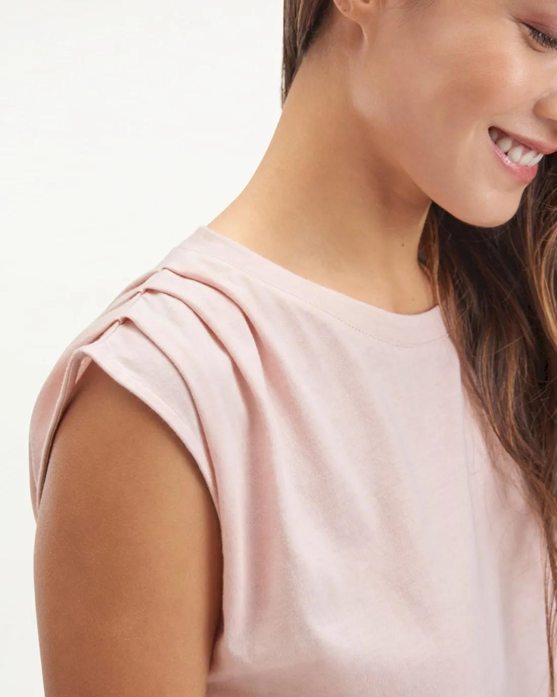 Jersey Pleated Tank