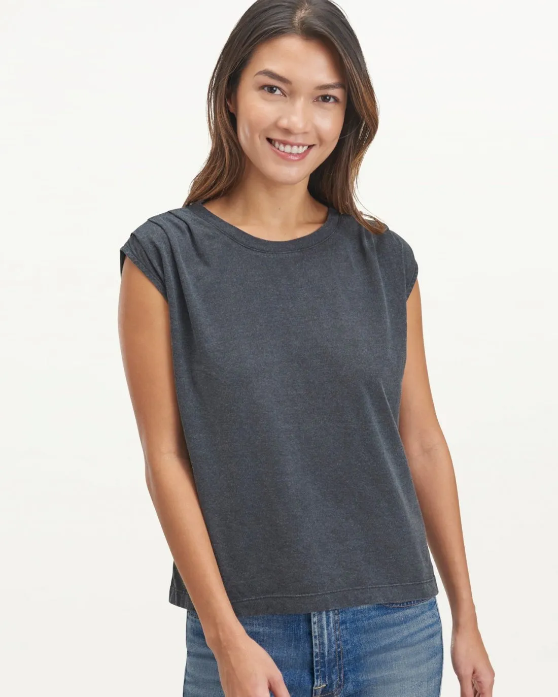 Jersey Pleated Tank