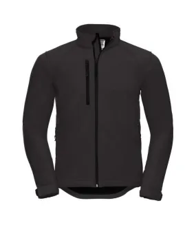 Jerzees Colors Mens Water Resistant & Windproof Softshell Jacket (Black) - UTBC562