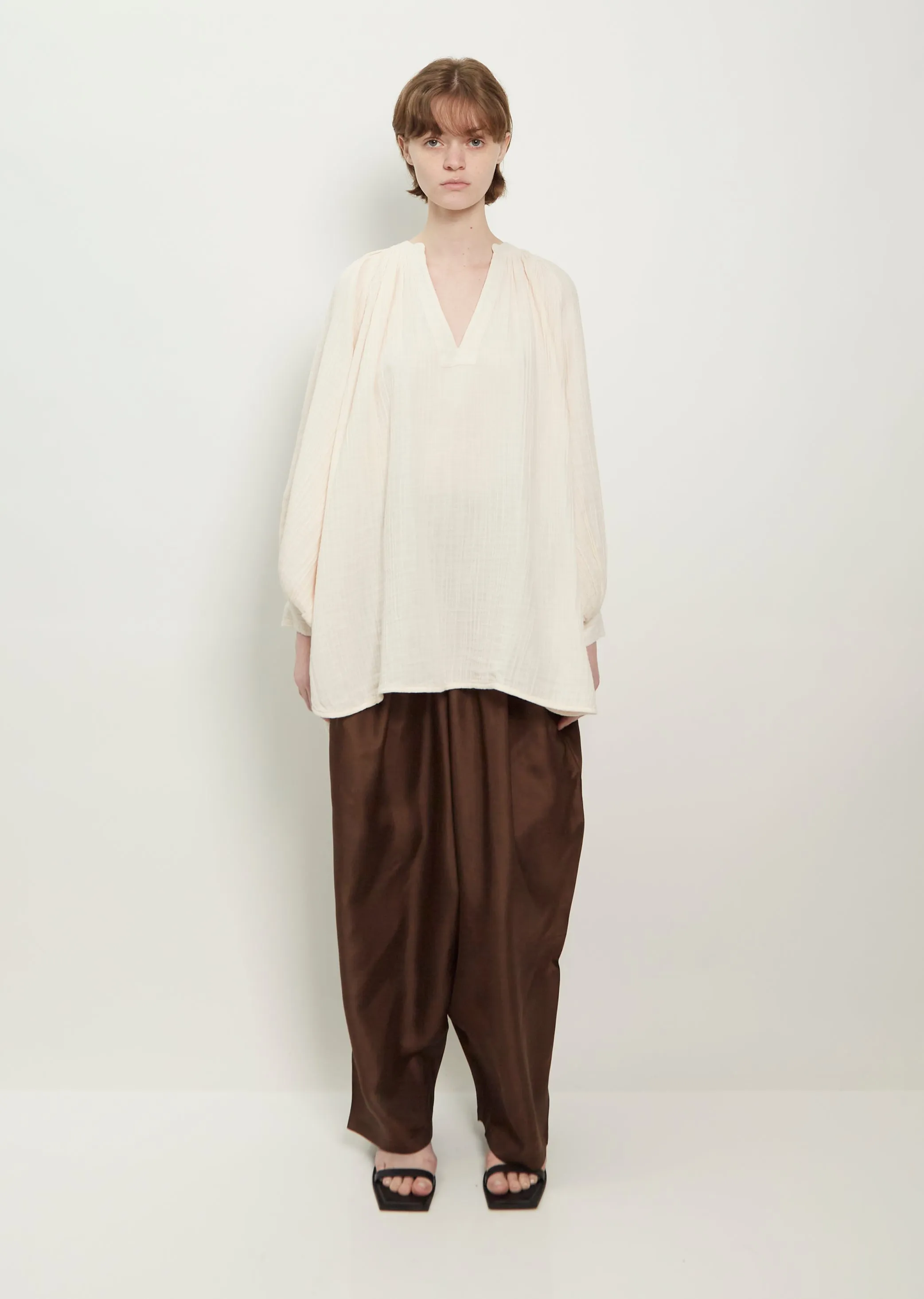 Jhula Double Cloth Cotton Longsleeve Tunic