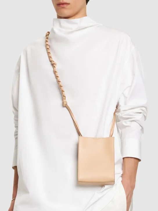 Jil Sander   Small tangle leather bag 