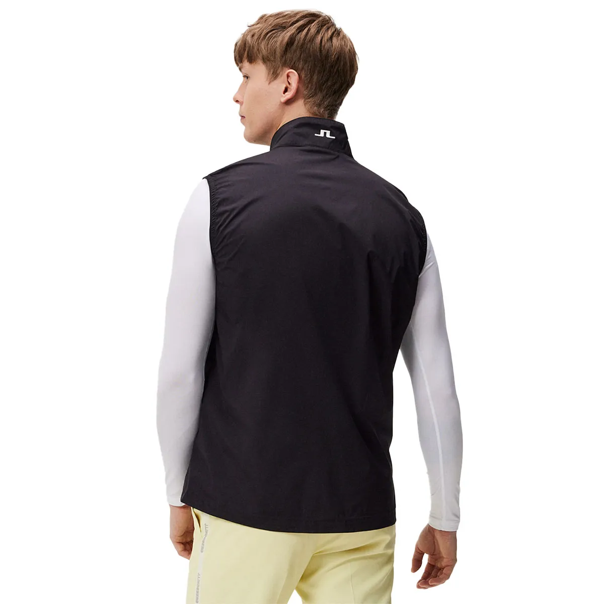 J.Lindeberg Men's Ash Light Packable Golf Vest