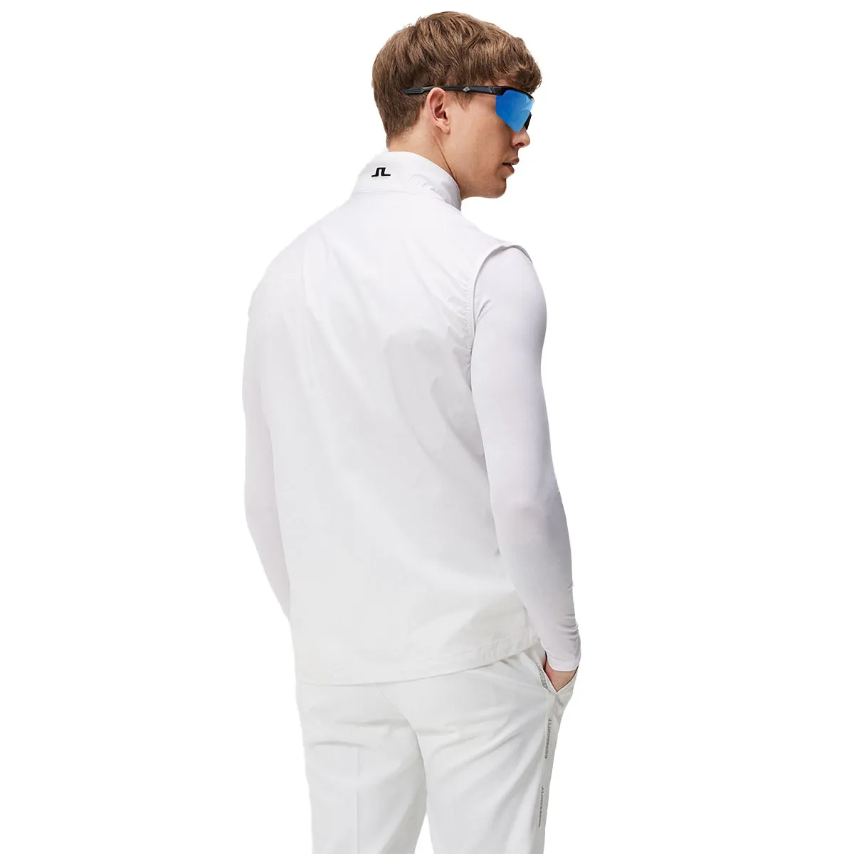 J.Lindeberg Men's Ash Light Packable Golf Vest