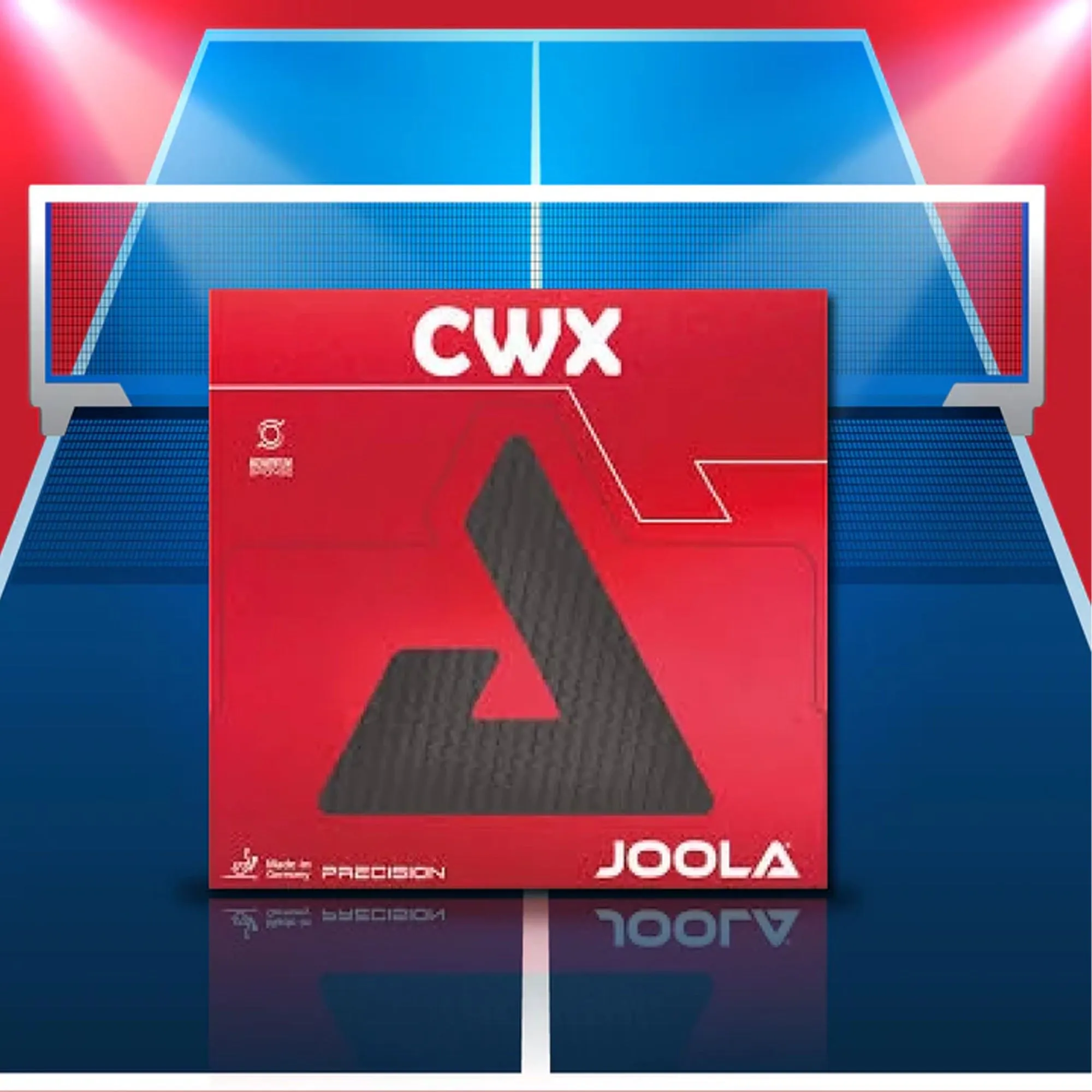 Joola CWX OX Table Tennis Racquet Rubber - Red