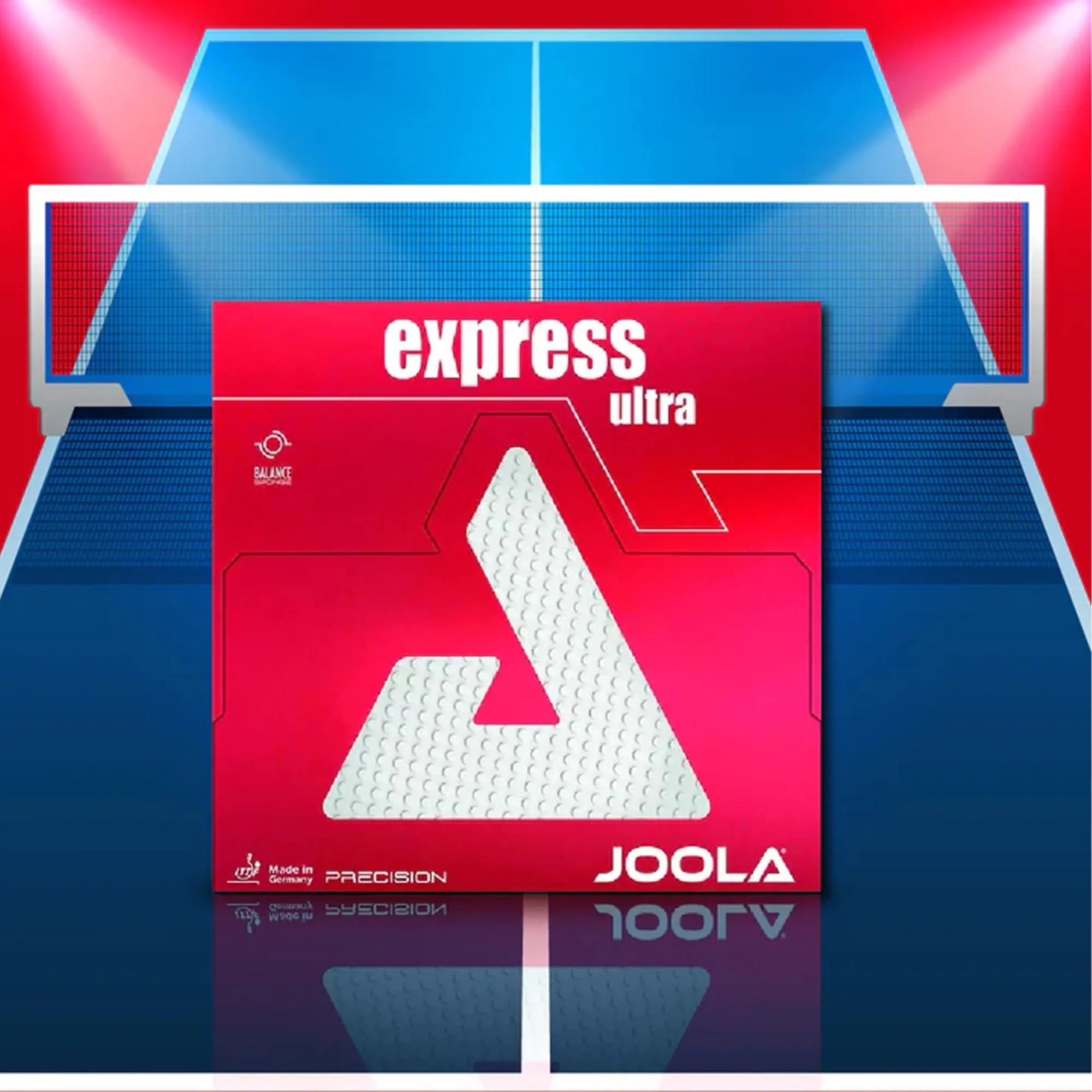 Joola Express Ultra Table Tennis Racquet Rubber - Red