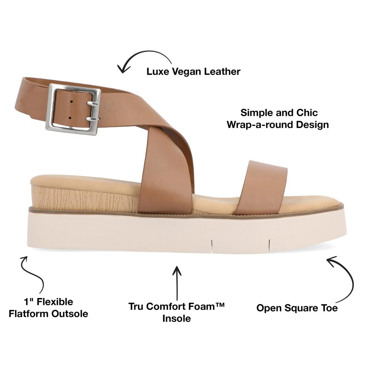      Journee Collection Womens Tru Comfort Foam Havalee Sandals     