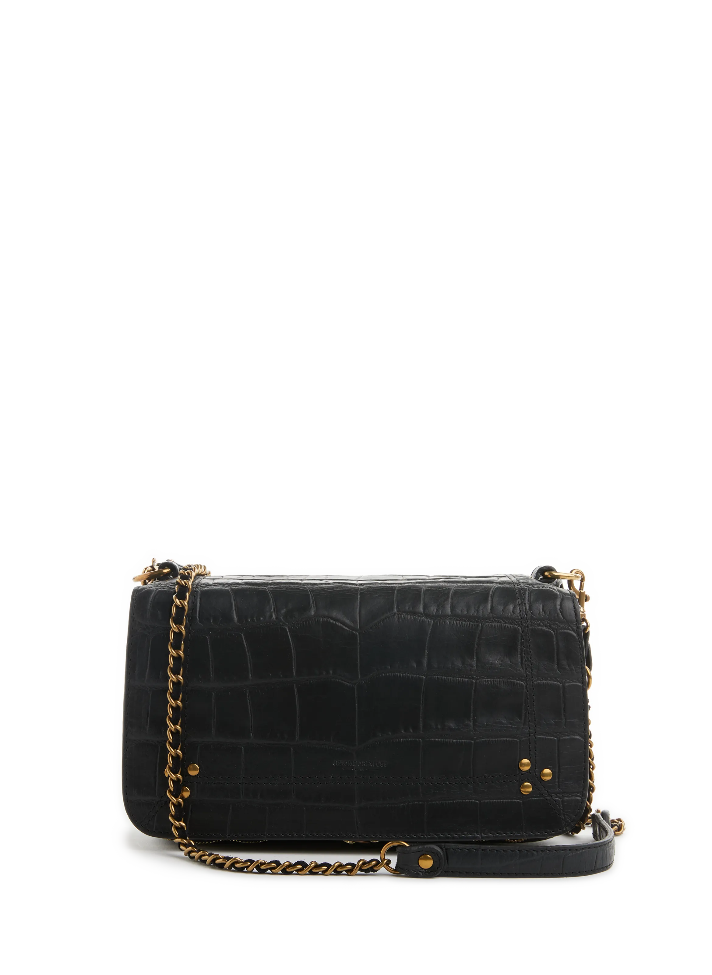 JÉRÔME DREYFUSS  Bobi leather shoulder bag - Black