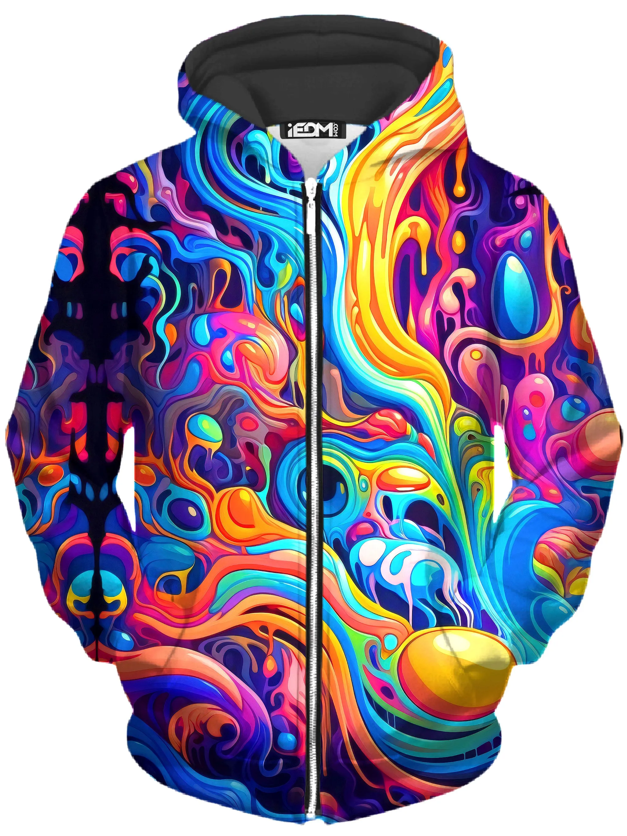 Kandi Swirl Zip-Up Hoodie and Joggers Combo