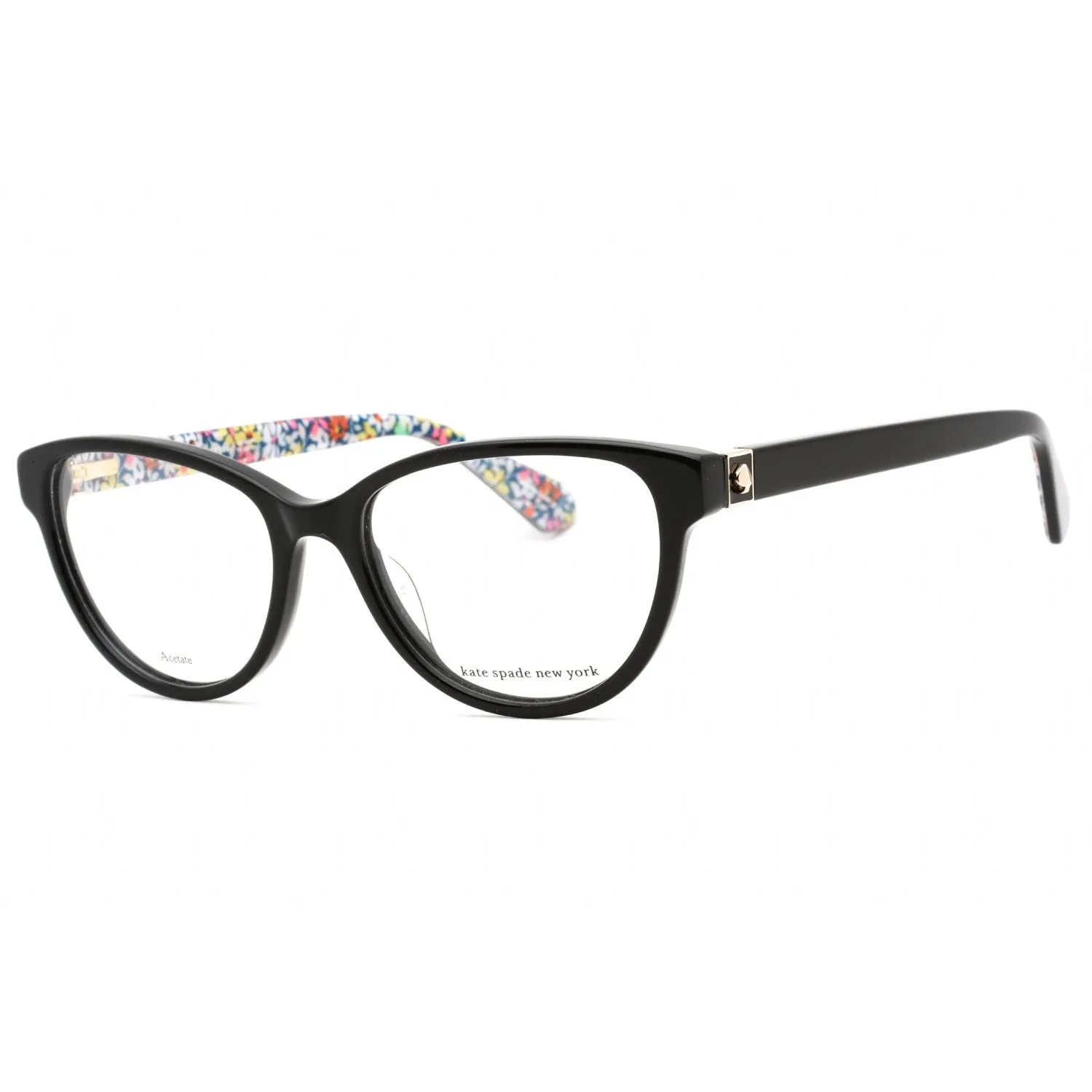 Kate Spade TAILYNN Eyeglasses BLACK/Clear demo lens