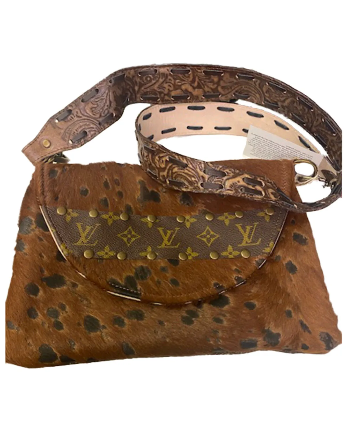 Keep It Gypsy Women's Carolina Distressed Cowhide Crossbody