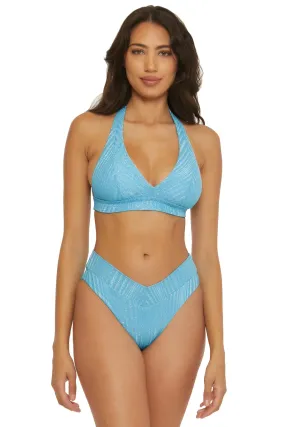 Kenzie Halter Banded Bikini Top