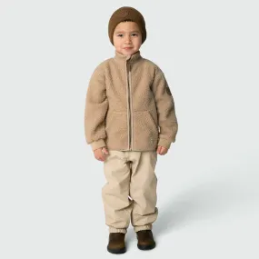 Kids Mini A Ture Child Saleh Teddyfleece Jacket - Savannah Tan