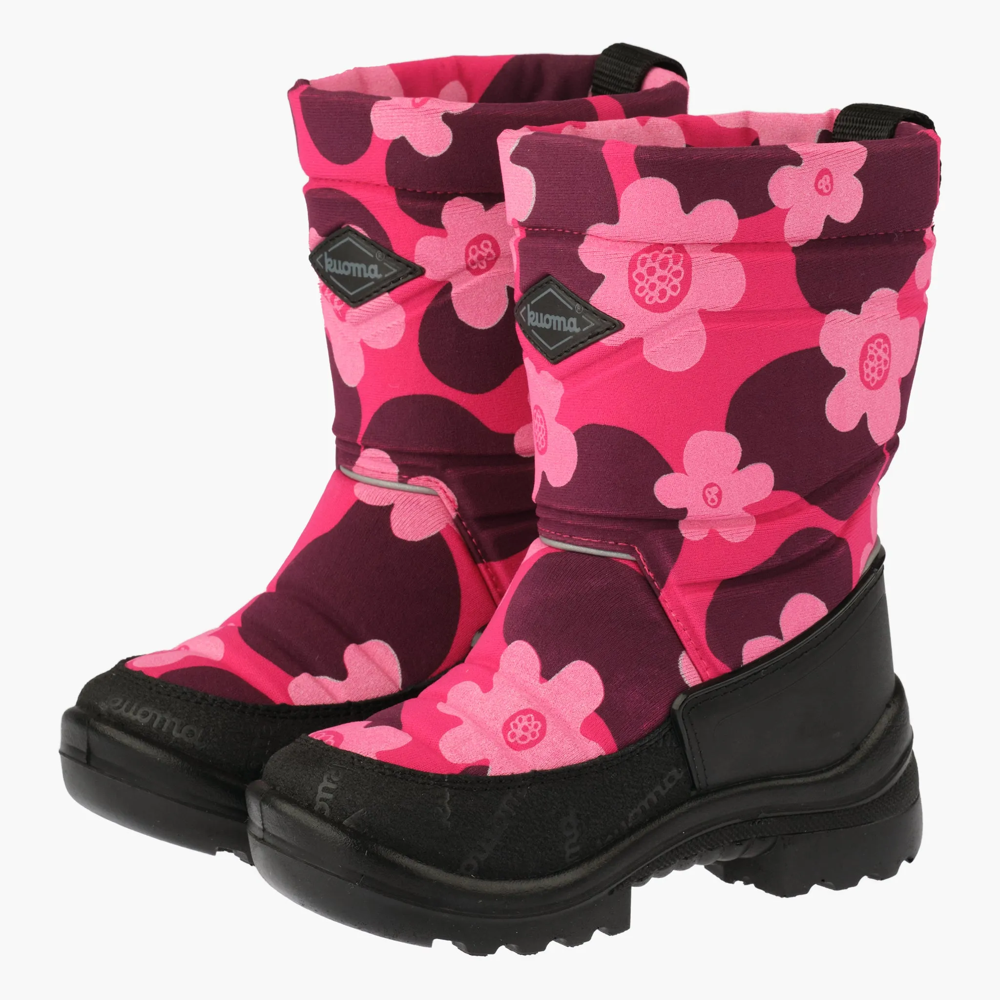 Kids winter boots Putkivarsi, Pink Flower