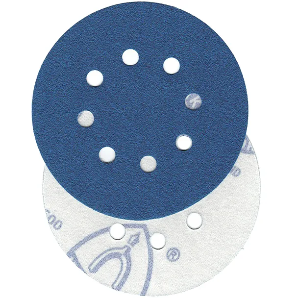 Klingspor Abrasives AZ-Plus Alumina Zirconia, 5"x 8 Hole, Hook & Loop, 60 Grit Discs, 10pk