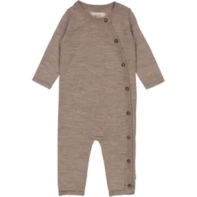 Knit jumpsuit Aden - hazel melange