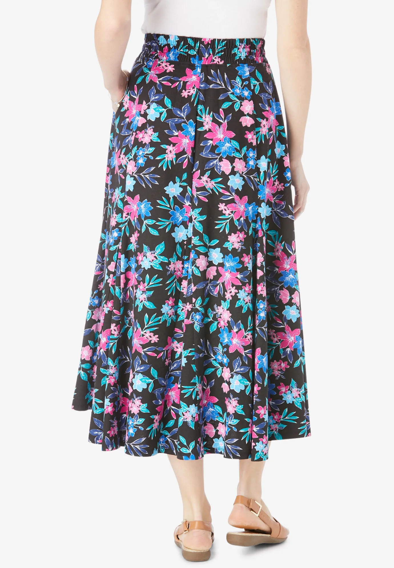 Knit Panel Skirt