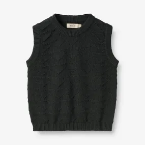 Knit Vest Bobby - navy