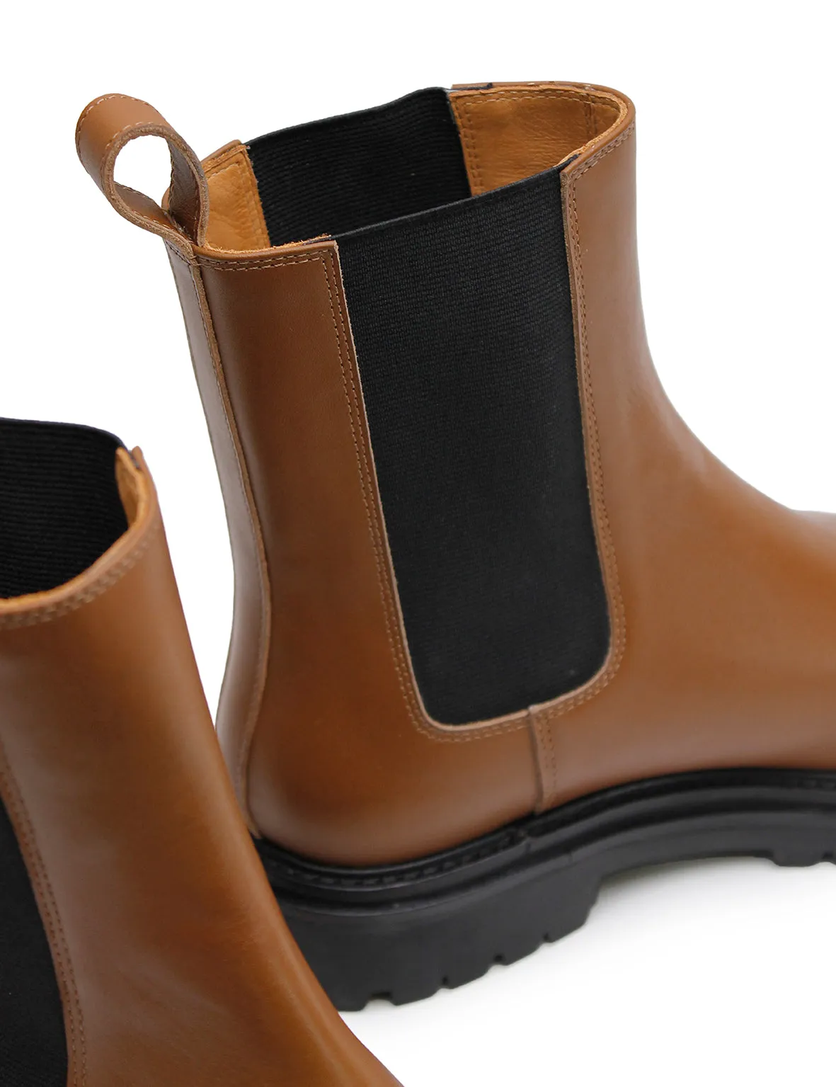  La Tribe      Lucie Ankle Boot - Chestnut 